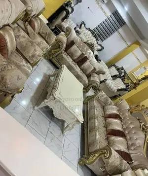 7seater Imported Turkish Royal Fabric Sofa Chair