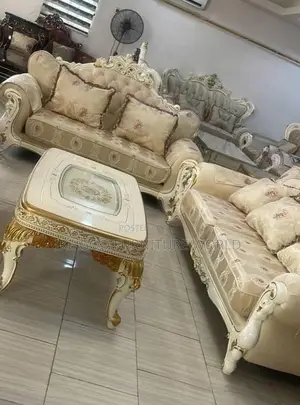 7seater Imported Turkish Royal Fabric Sofa Chair