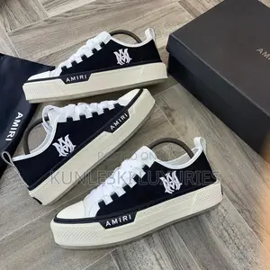 Original Amiri M.A Court Low Top White / Black Sneakers