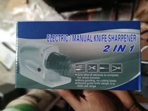 Electric/Manual Knife and Scissors Sharpener