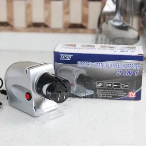 Electric/Manual Knife and Scissors Sharpener