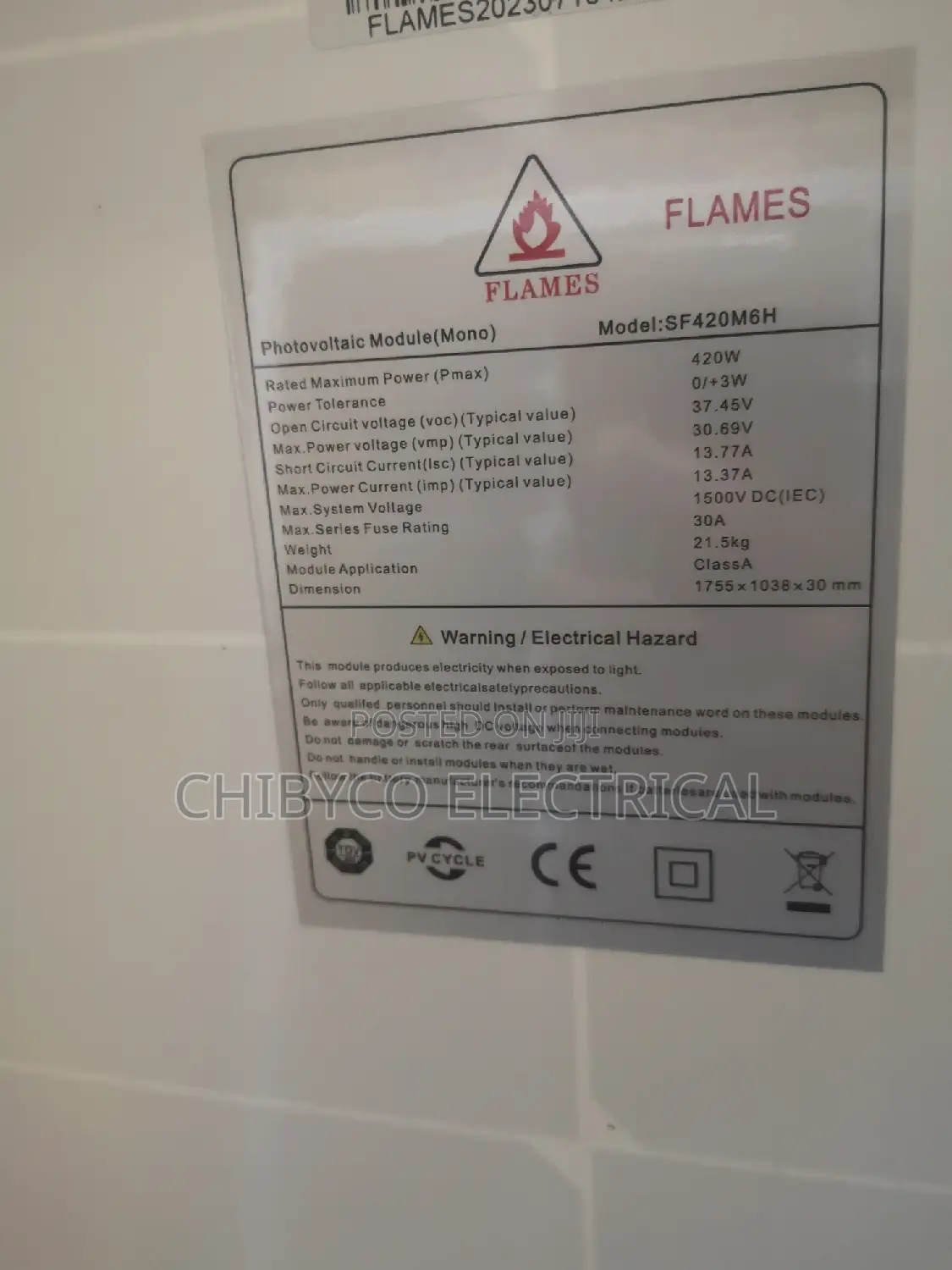 420w Half-cut Mono Solar Panel