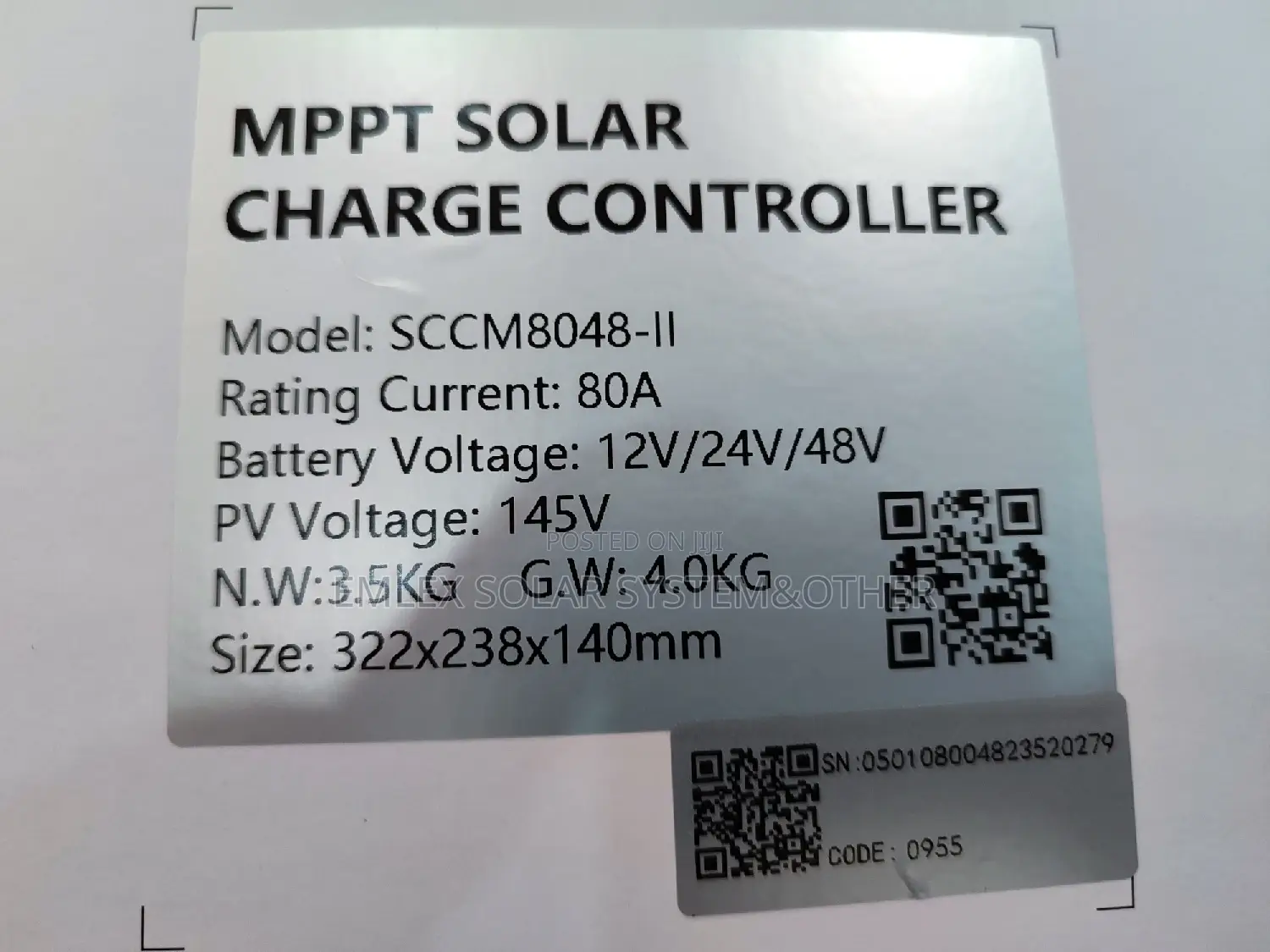 80amps Charge Controller