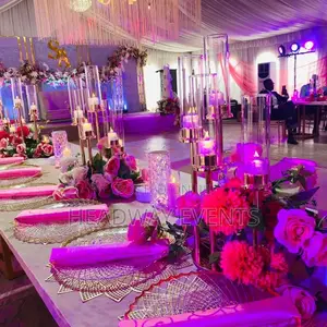 Candelabra, Flower and Place Mat Are Available for Rent