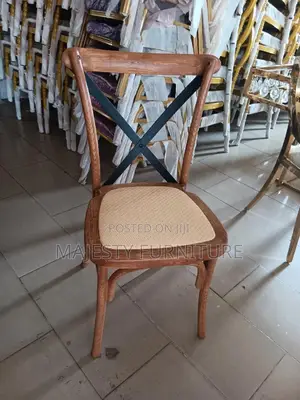Luxury Wooden Cross Back Chair's Available Now