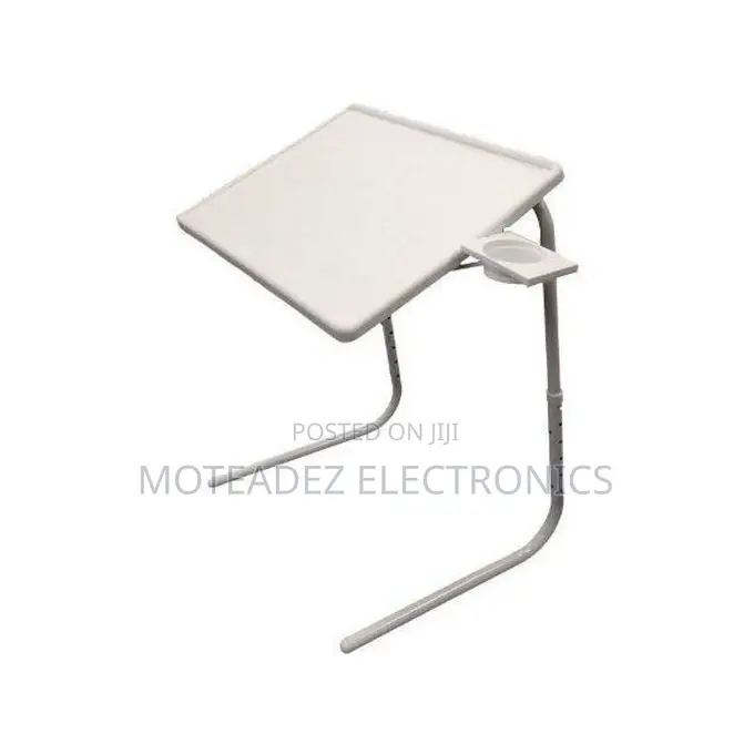 Table Mate Iv Adjustable Steel Laptop Table With Cup Holder