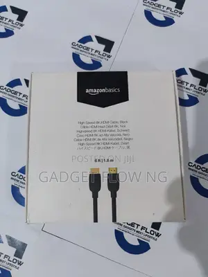 Amazon Basics HDMI Cable 6ft - Black Cable