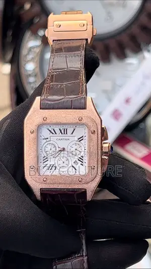 Original CARTIER Leather Strap Watch Available in Store