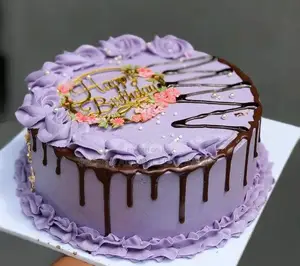 Buttercream Frost With Drips 1 Layer