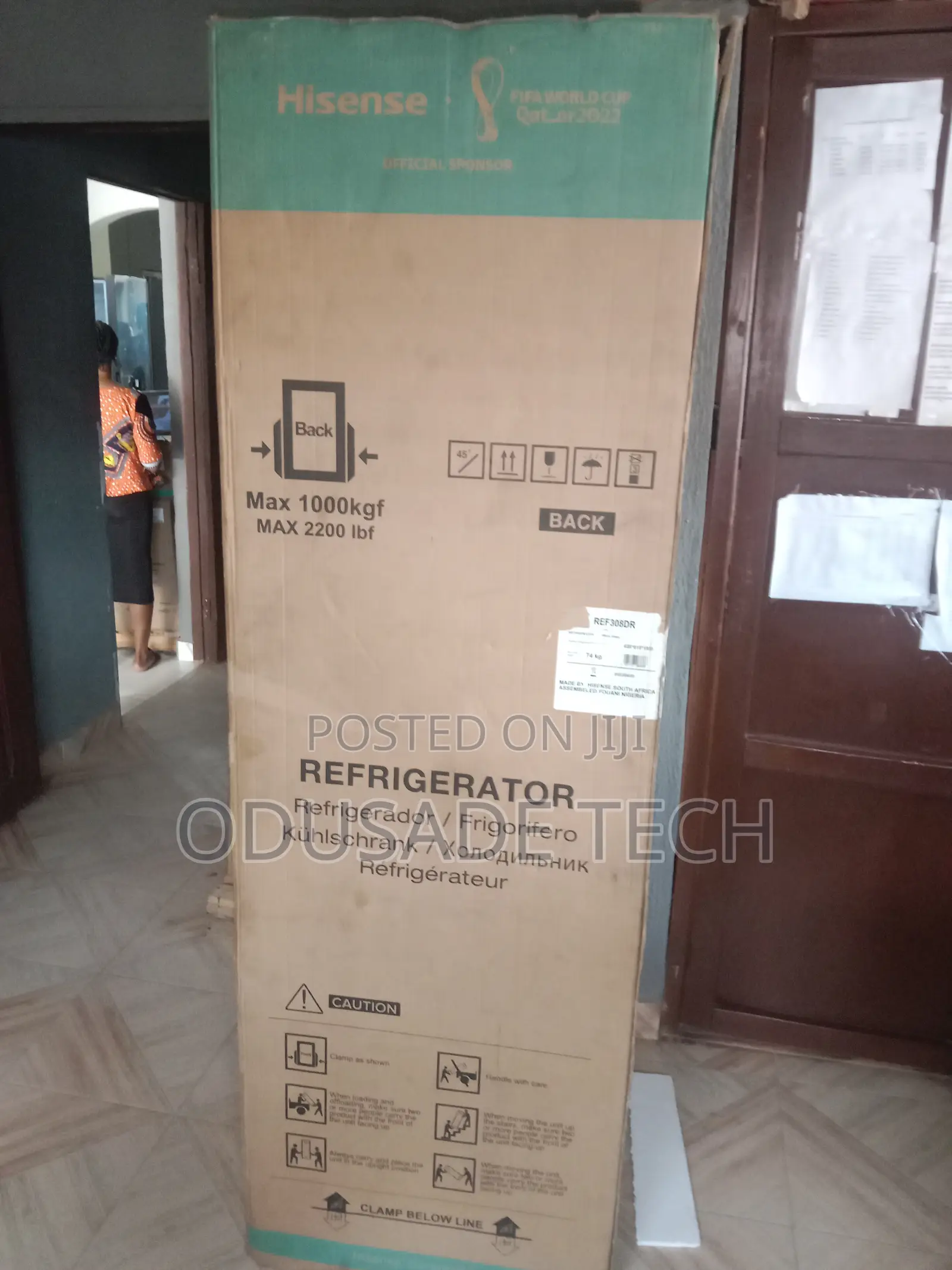 New in Hisense 308dr 300l Double Door Refrigerator