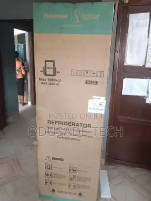 New in Hisense 308dr 300l Double Door Refrigerator