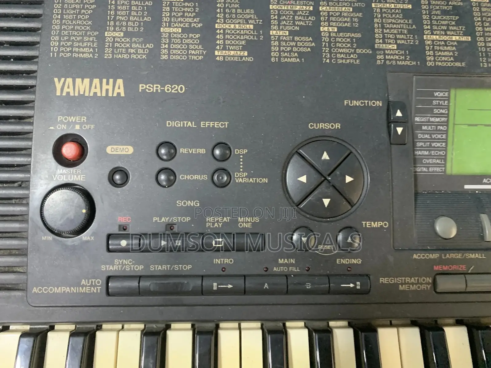 Uk-Used Keyboard PSR-620