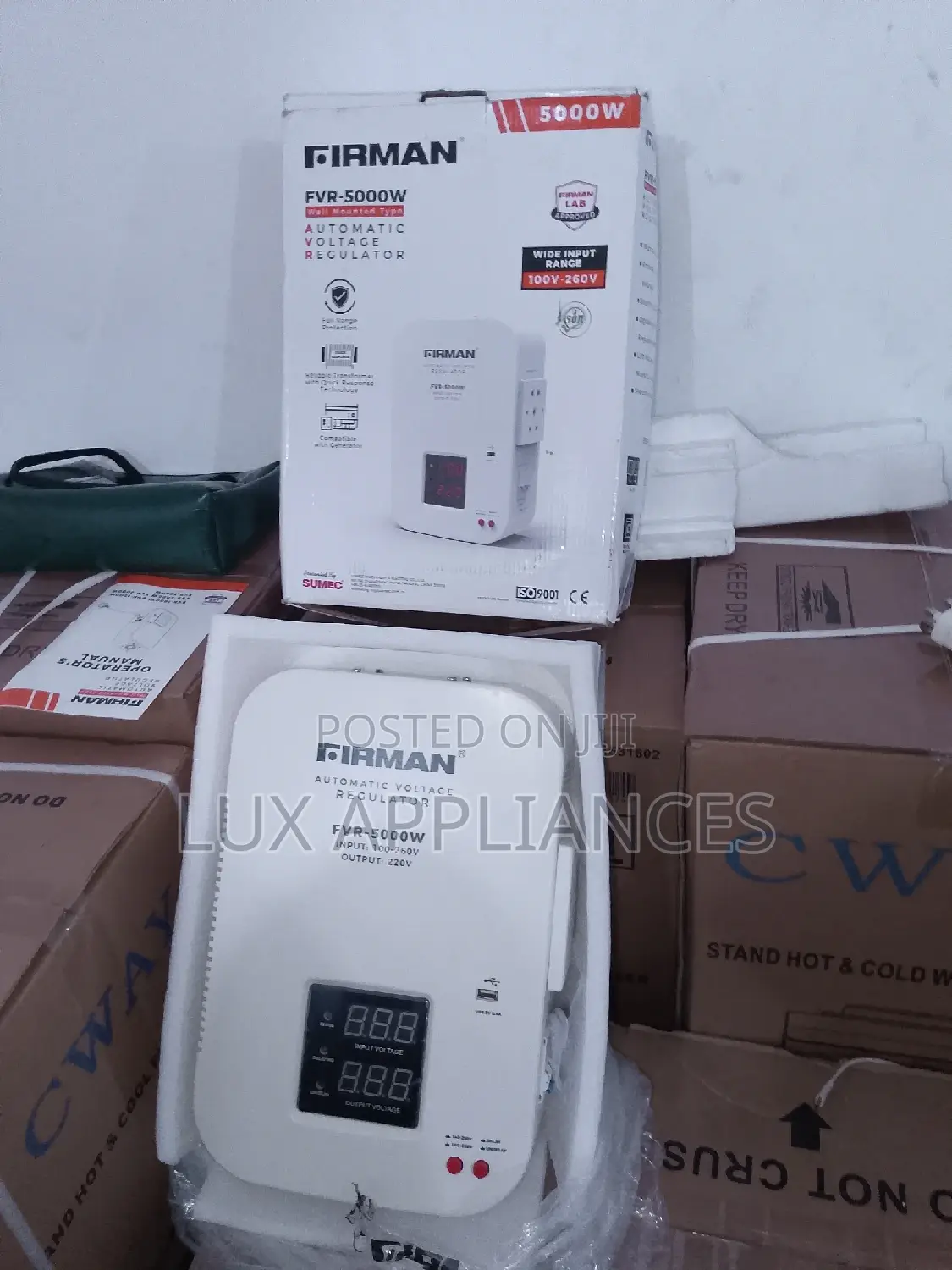 Firman 5000watts Voltage Regulator Stabilizer With USB PORT