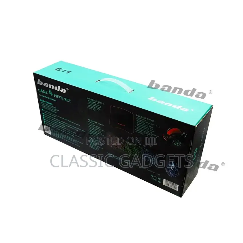 Banda G11 4 in 1 Computer Set, Gaming Keyboard