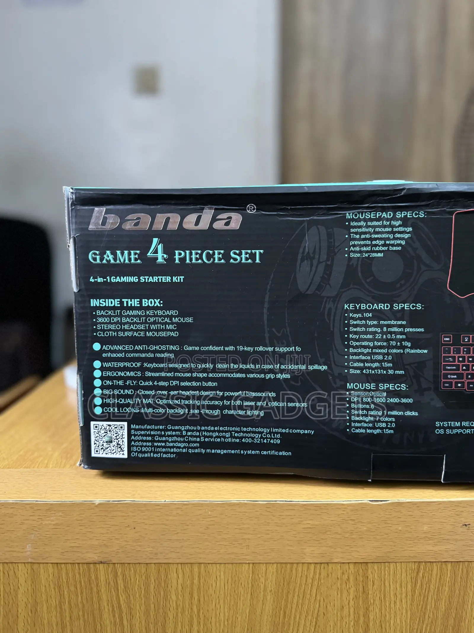 Banda G11 4 in 1 Computer Set, Gaming Keyboard