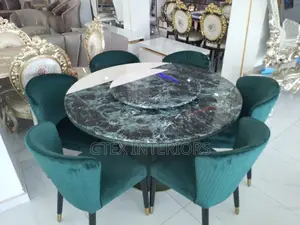 Contemporary Marble Dinning Table Set