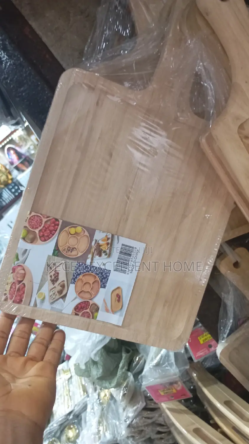 Pizza Tray Square (Foreign Wood)