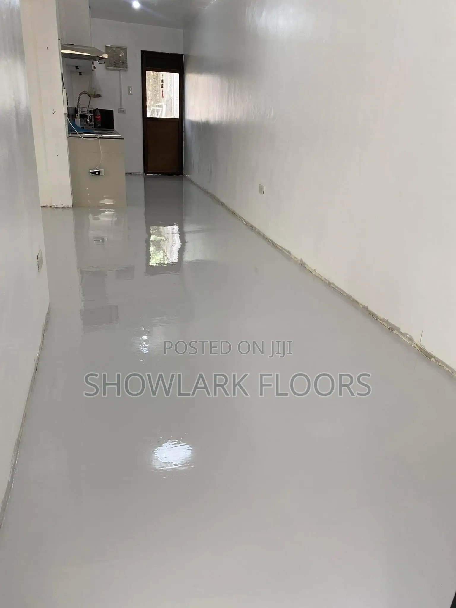 Grey Industrial Epoxy Floor