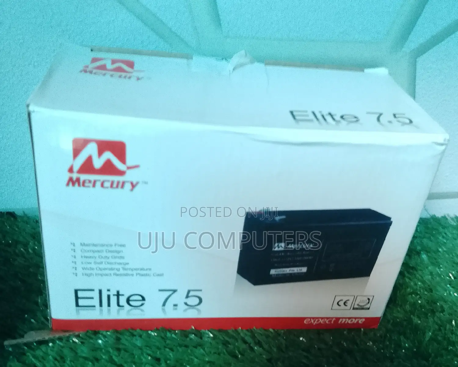 Mecury Replacement Battery 12v/7.5ah
