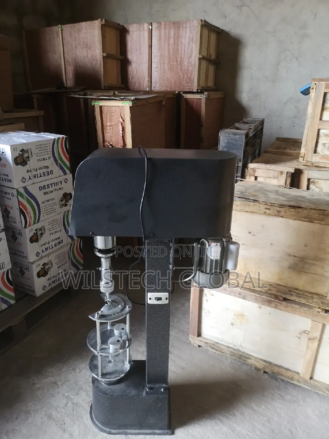 Bottle Capping And Locking Machine