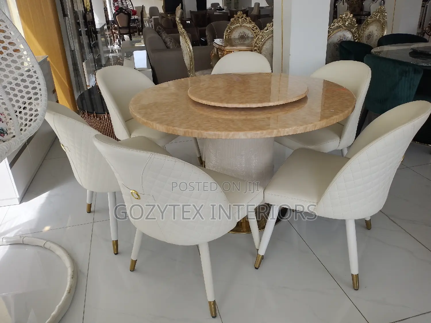 Marble Dinning Table Set