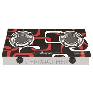 Boscon Table Top Temperedglass2burnergas Cooker-Autoignition
