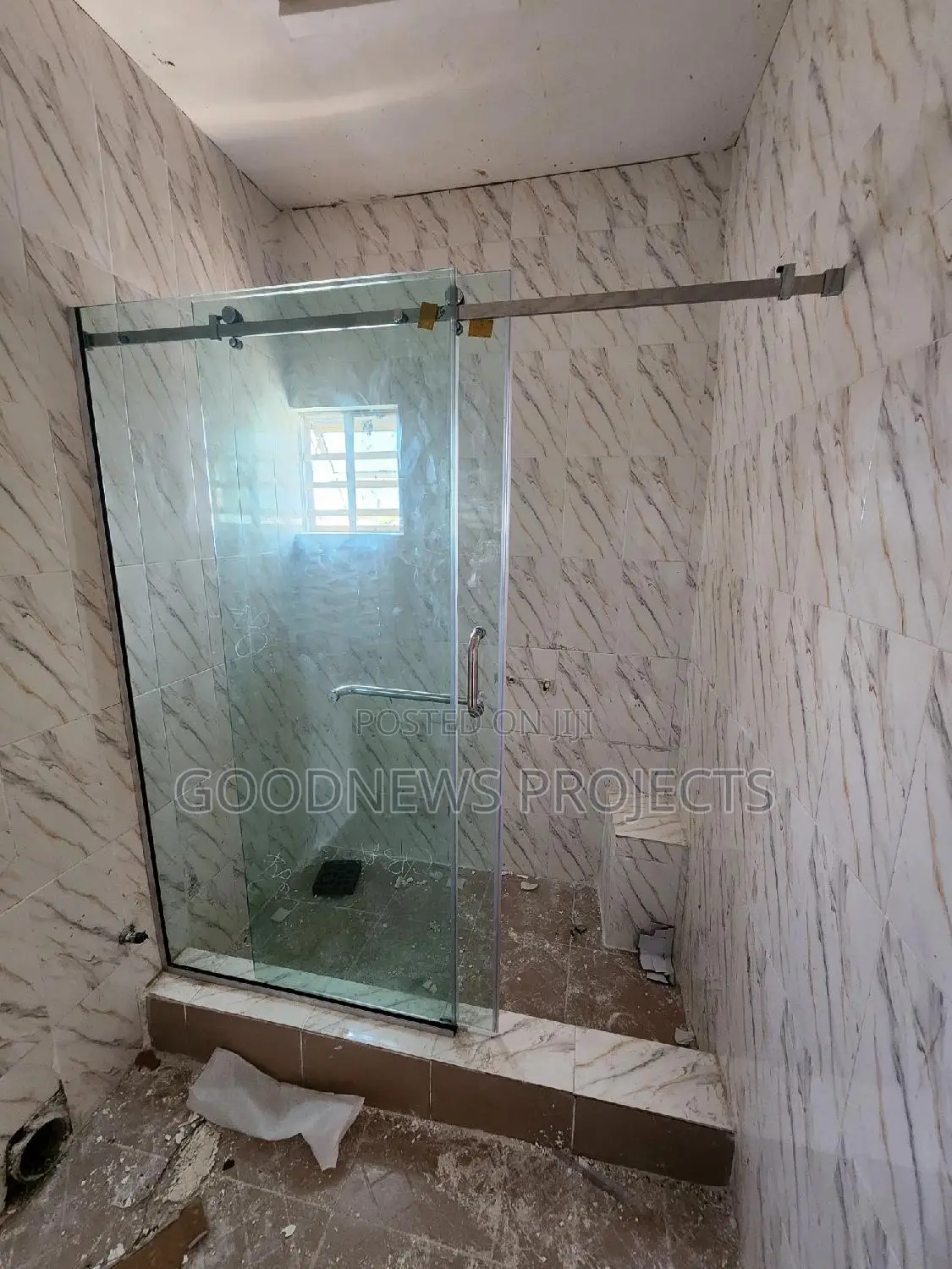 Frameless Shower Glass ( Sliding)