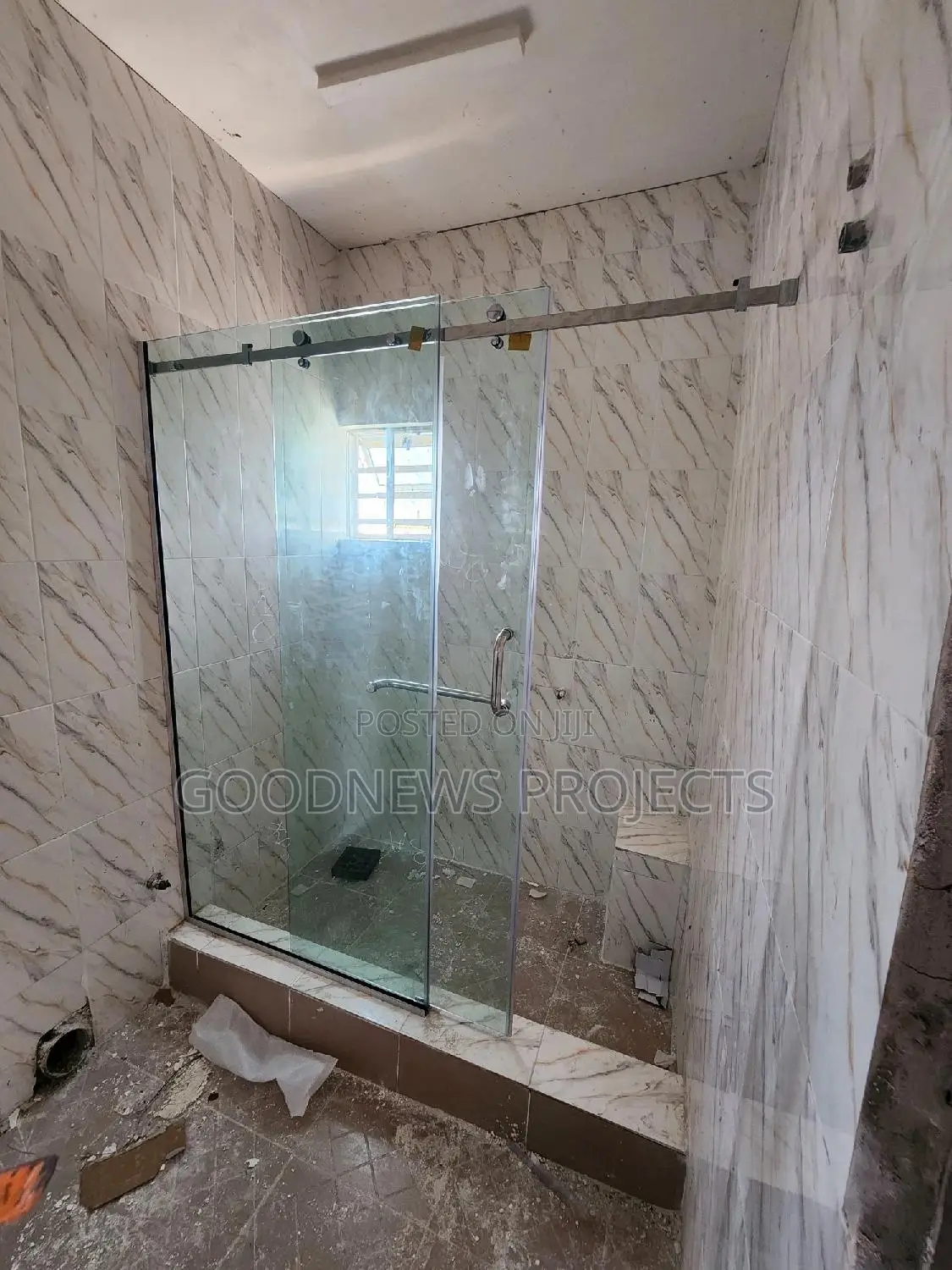 Frameless Shower Glass ( Sliding)