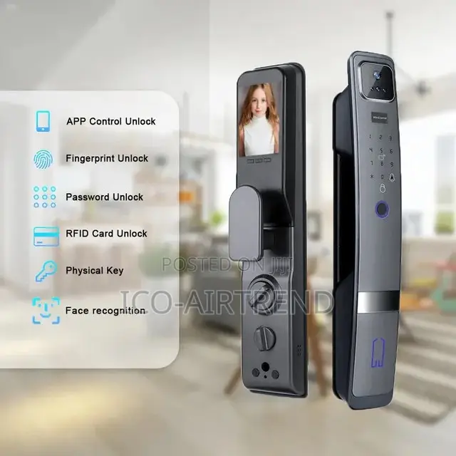 3d Face Recognition Smart Tuya App Lock Face Id, Fingerpint