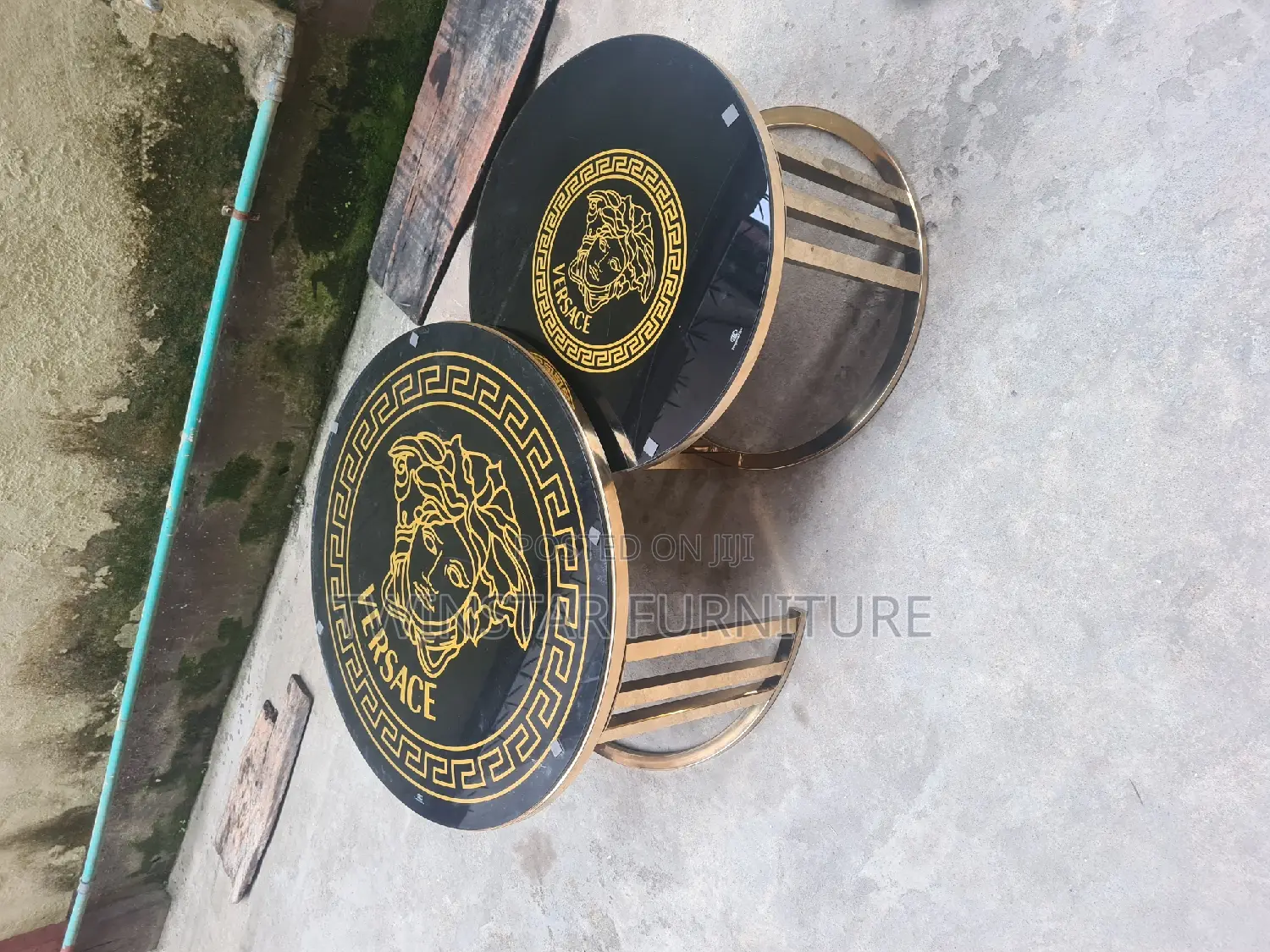 New Modern Marble/Glass Top Centre Table