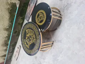New Modern Marble/Glass Top Centre Table