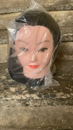 Synthetic Mannequin Head With Hair for Hair Learners