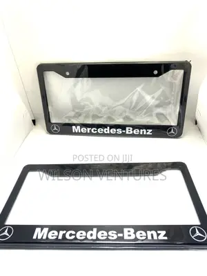 Customized Benz Plate Number Cover