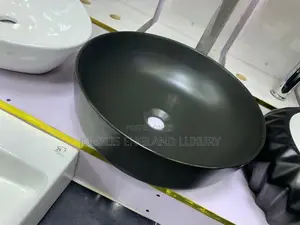 Plain Black Wash Hand Basin