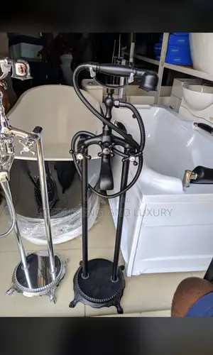 Telephone Design Bath Mixer Tap Black