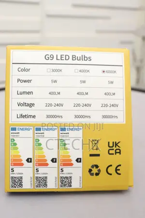G9 LED Bulbs Dimmable Cool White 10 Pack