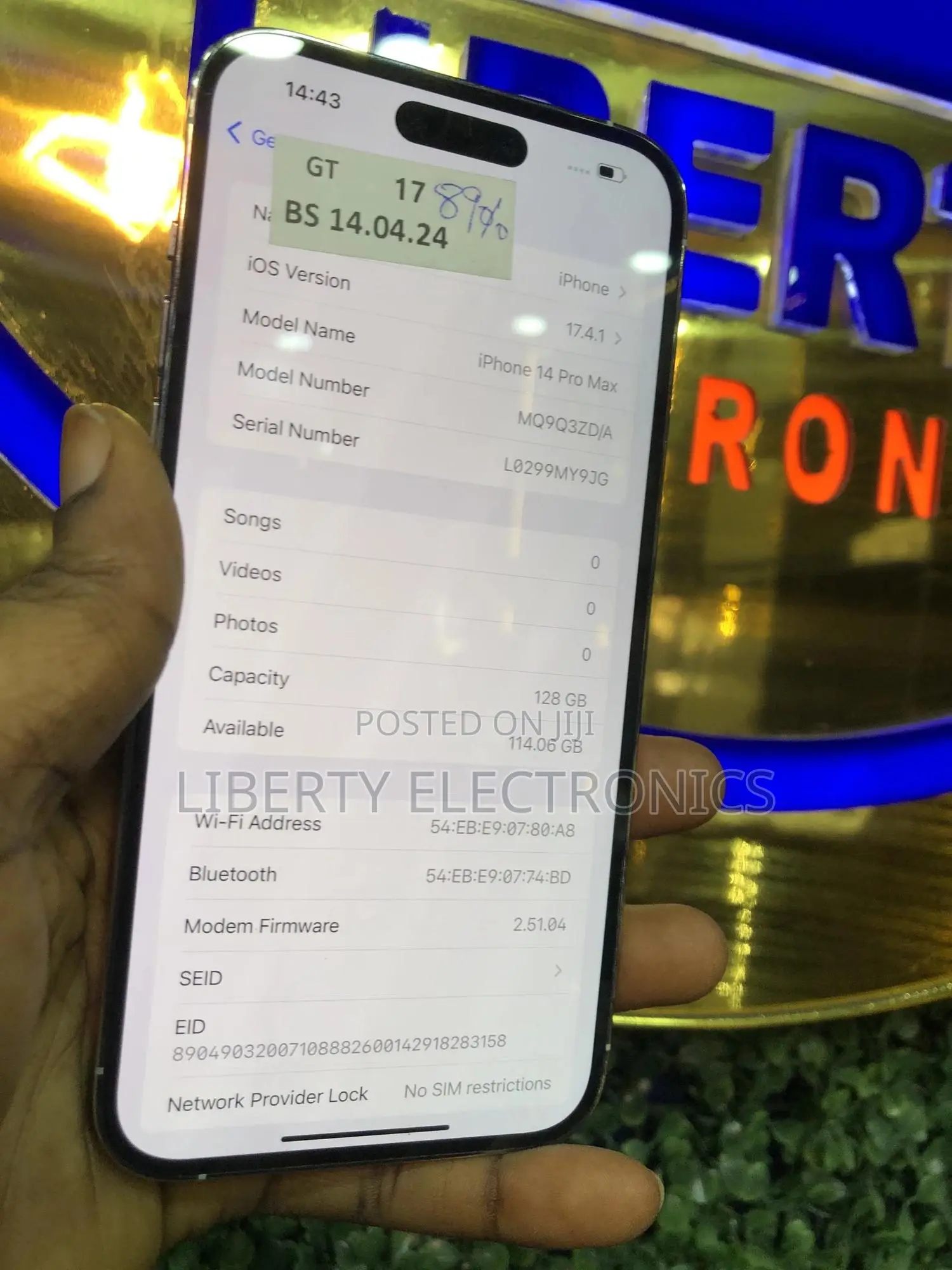 Apple iPhone 14 Pro Max 128 GB White