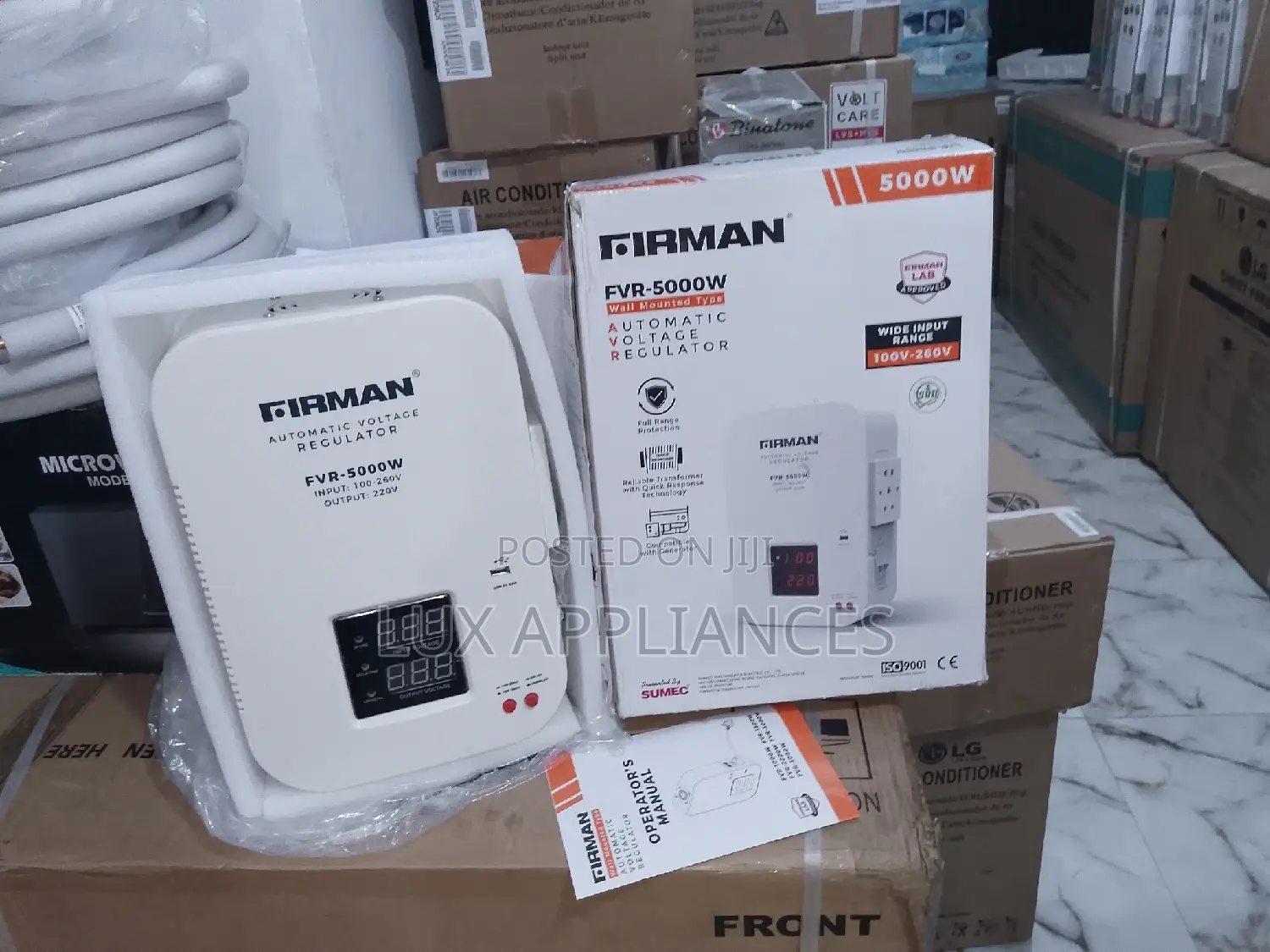 Firman Wall Mounted Stabilizer FVR 5000W 5.0kva