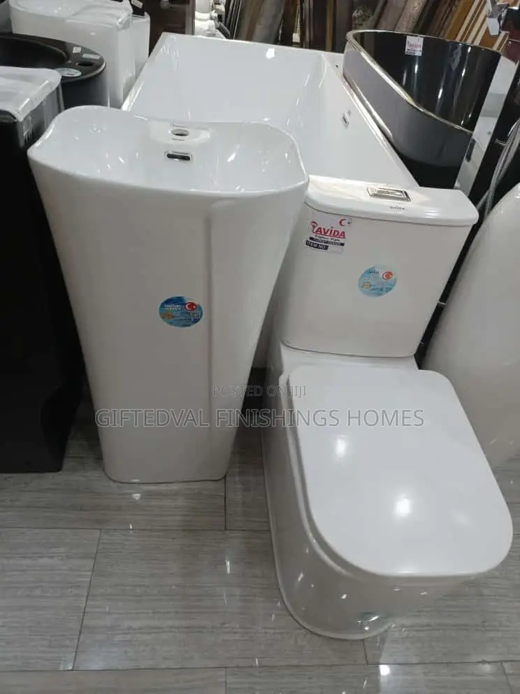 High Quality Water Closet With Stand Alone Basin