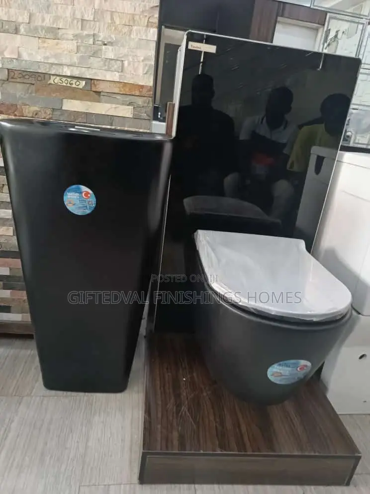 High Quality Water Closet With Stand Alone Basin