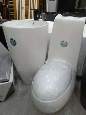 High Quality Water Closet With Stand Alone Basin
