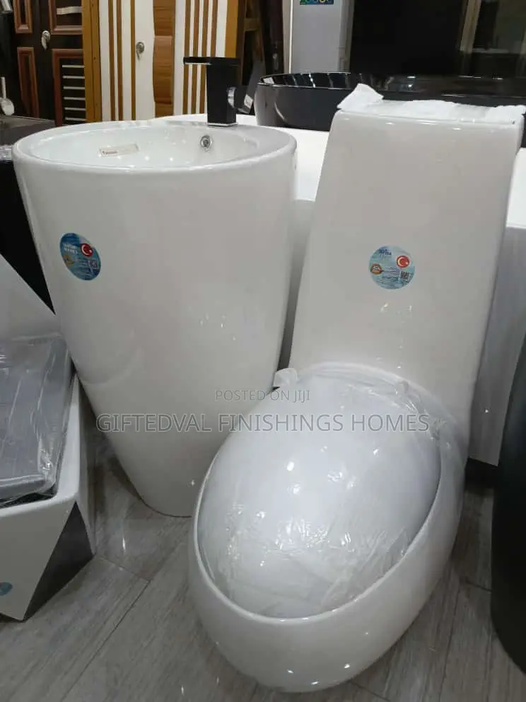High Quality Water Closet With Stand Alone Basin