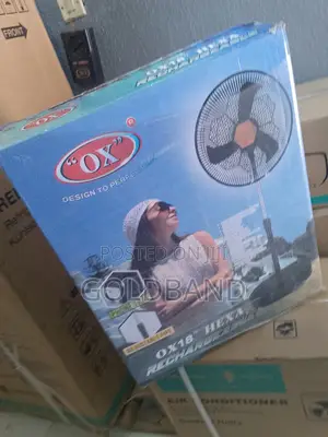 OX Hexa Rechargeable Standing Fan