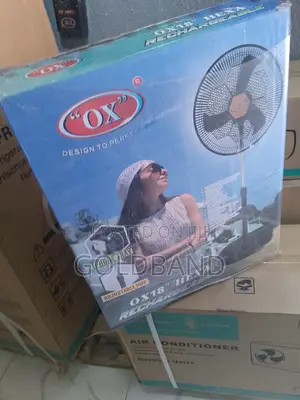 Brand New OX Hexa Rechargeable Standing Fan