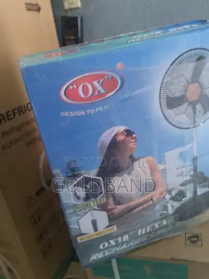 New OX Hexa Rechargeable Standing Fan