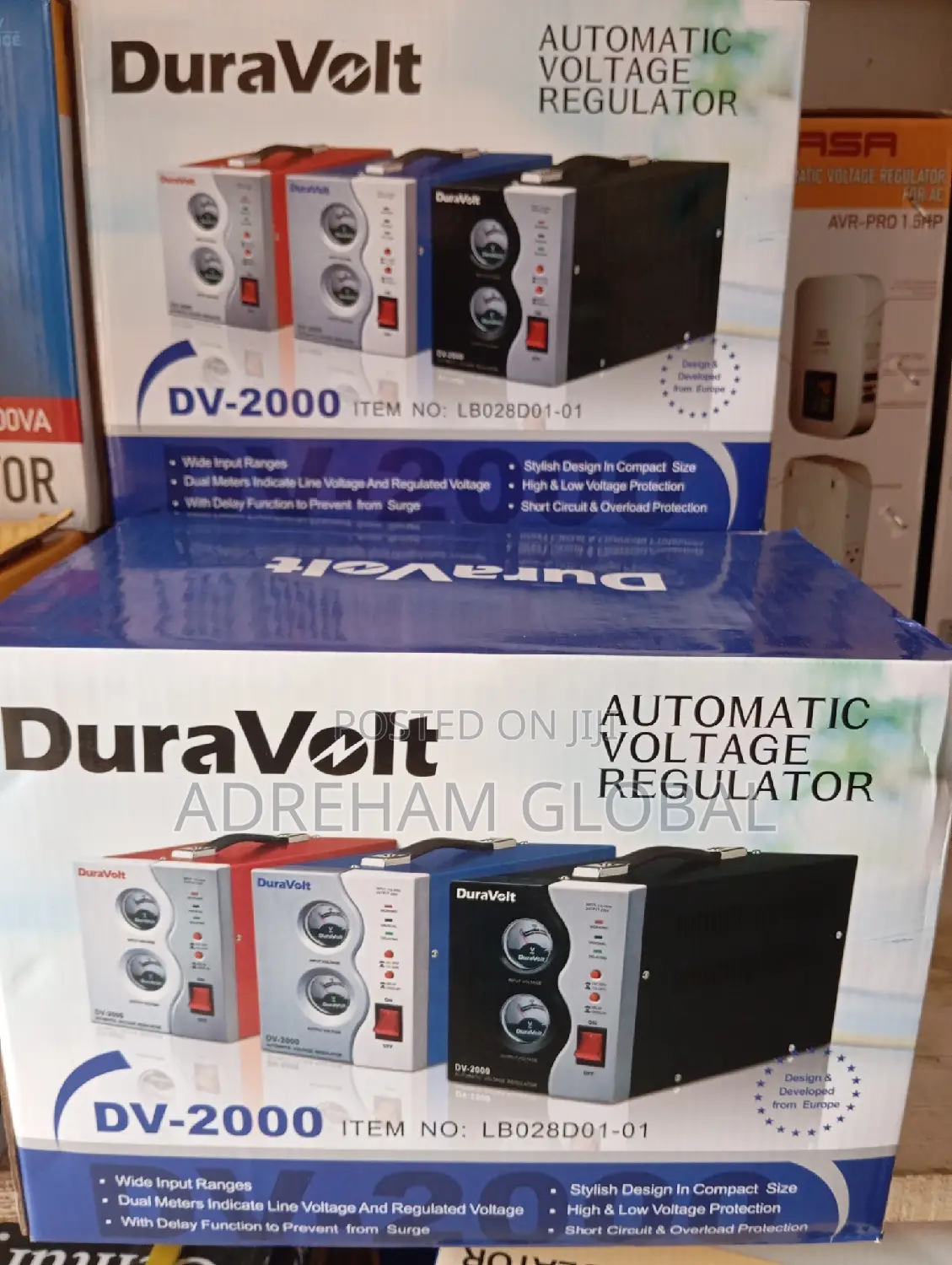 Duravolt Automatic Voltage Regulator 2000va