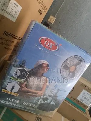 New Durable OX Hexa Rechargeable Standing Fan