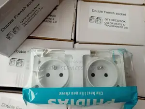 French Type Double Surface Socket 16A 250vac IP54