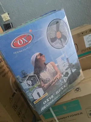 New Quality OX Hexa Rechargeable Standing Fan