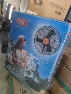 OX Hexa Rechargeable Standing Fan- Bestselling